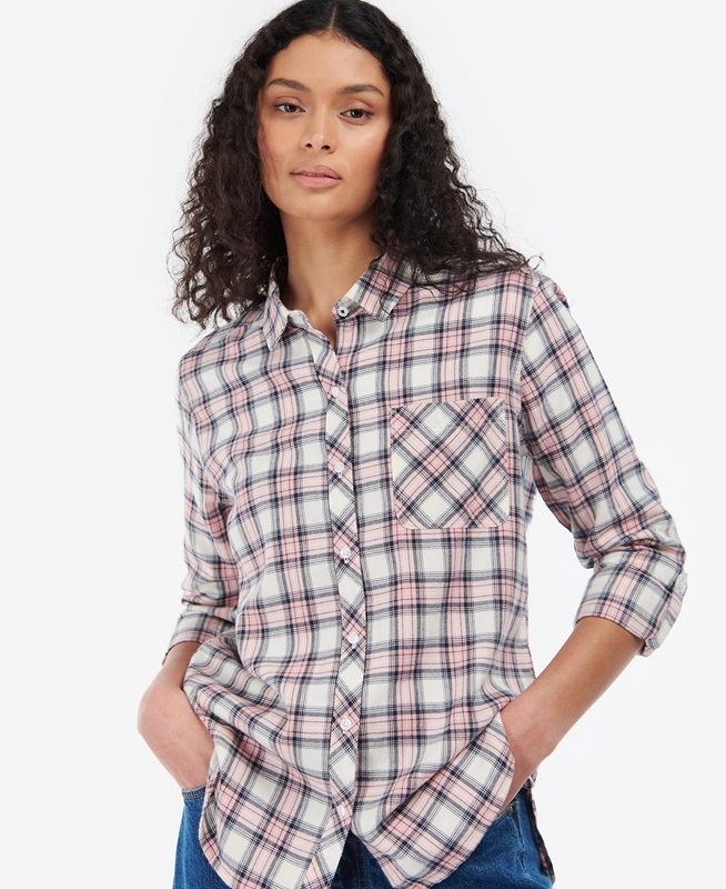 Camisas Barbour Shoreside Mujer Multicolor | 689450-JUQ