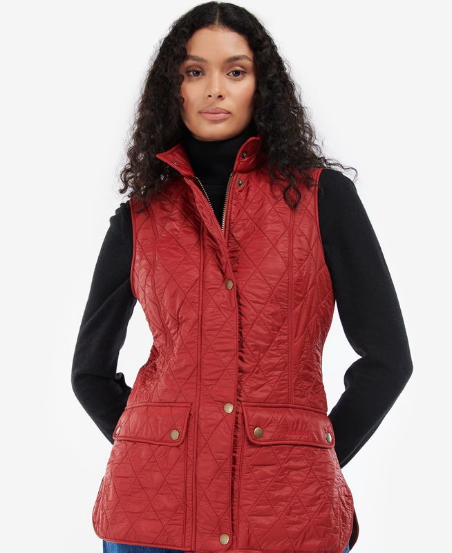 Chalecos Barbour Wray Mujer Rojos | 876205-XCO