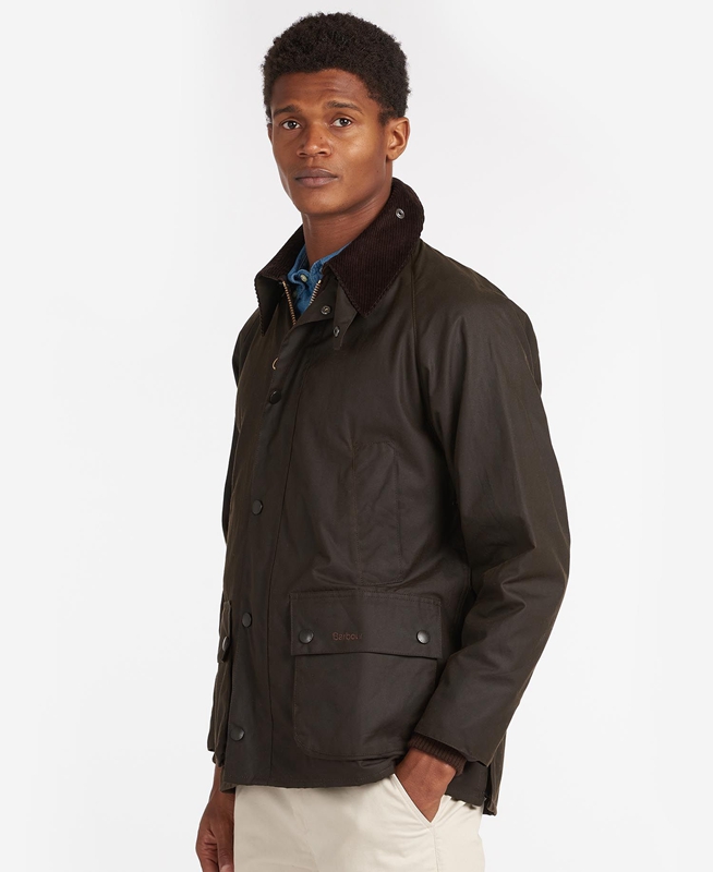 Chaqueta Encerada Barbour Classic Bedale® Hombre Negros | 914738-PXU