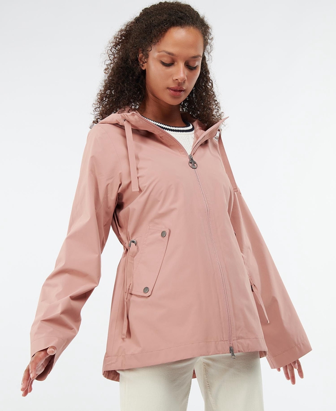 Chaqueta Impermeable Barbour Budle Mujer Naranjas | 805923-KFM