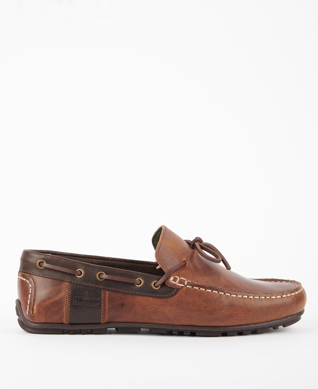 Loafers Barbour Clark Hombre Marrom | 508469-MBO