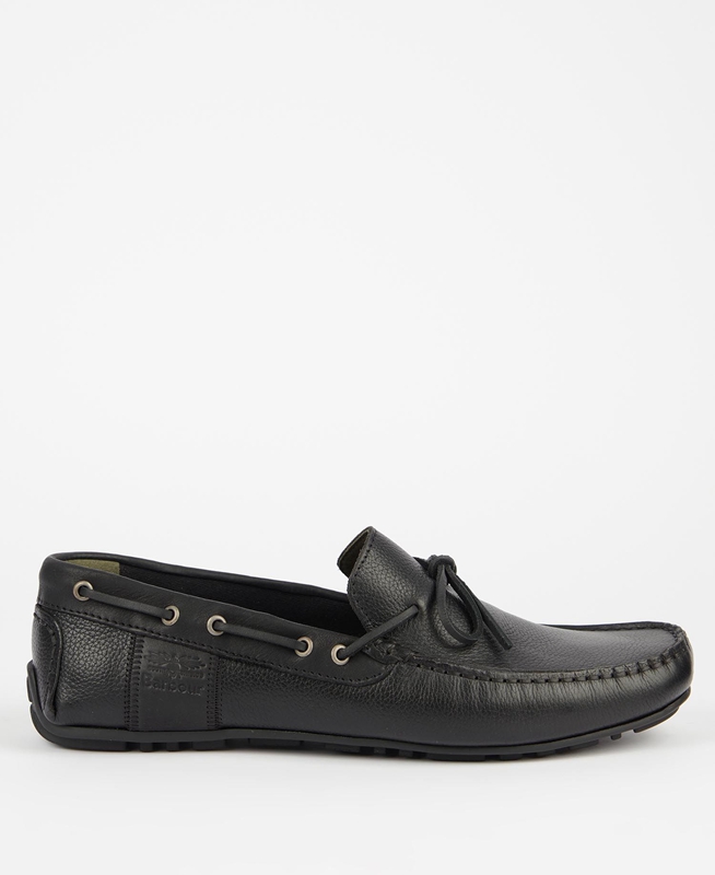 Loafers Barbour Clark Hombre Negros | 548602-UNB