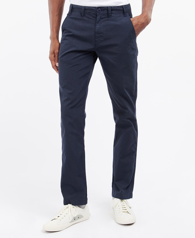 Pantalones Barbour Glendale Chino Hombre Azul Marino | 274368-EPD