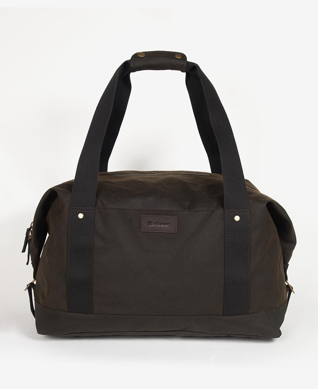 Bolsas Barbour Essential Wax Holdall Hombre Verde Oliva | 250349-SCX