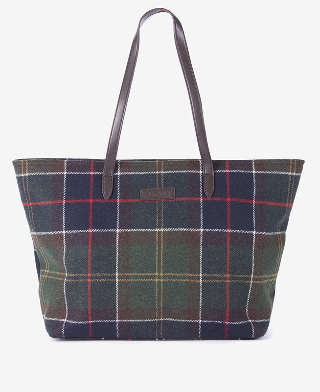 Bolsas Barbour Tasche Witford Tartan Tote Mujer Multicolor | 758912-ZLV