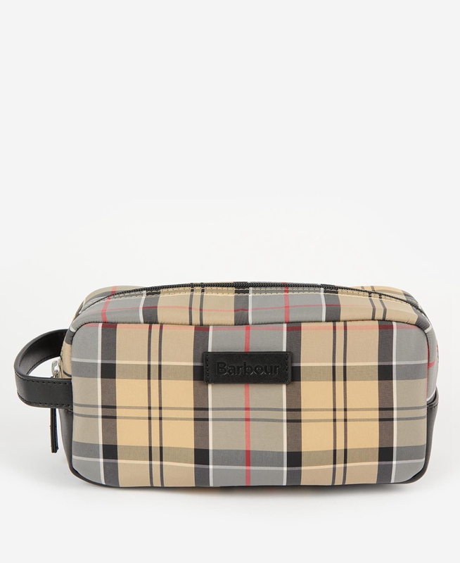 Bolsas Barbour Wetherham Tartan Washbag Hombre Beige | 972610-HYU