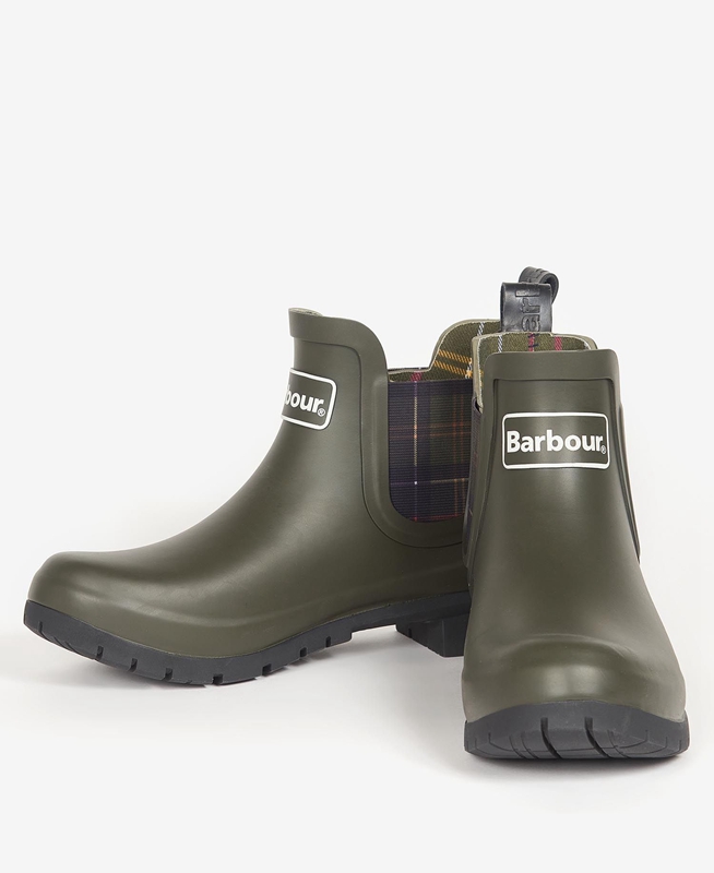 Botas Barbour Kingham Mujer Verde Oliva | 180437-SRA