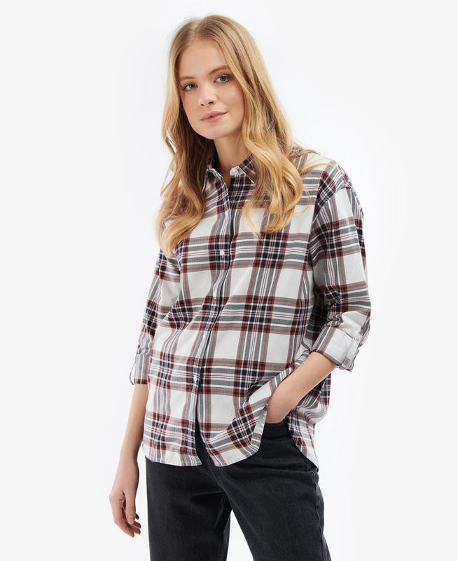 Camisas Barbour Bethwin Mujer Multicolor | 583907-SEI