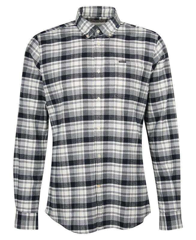 Camisas Barbour Stonewell Tailored Fit Hombre Grises | 315869-NGV