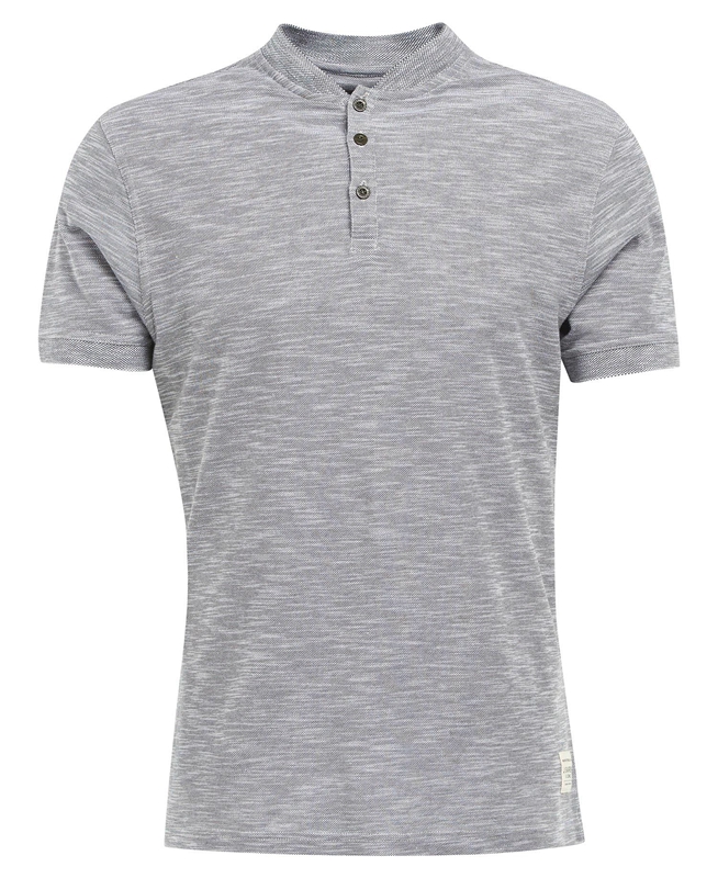 Camiseta Barbour Belgrave Deporte Neck Hombre Grises | 264715-GXJ