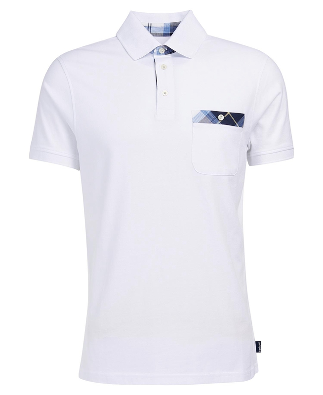 Camiseta Barbour Lirst Hombre Blancos | 382950-IBW