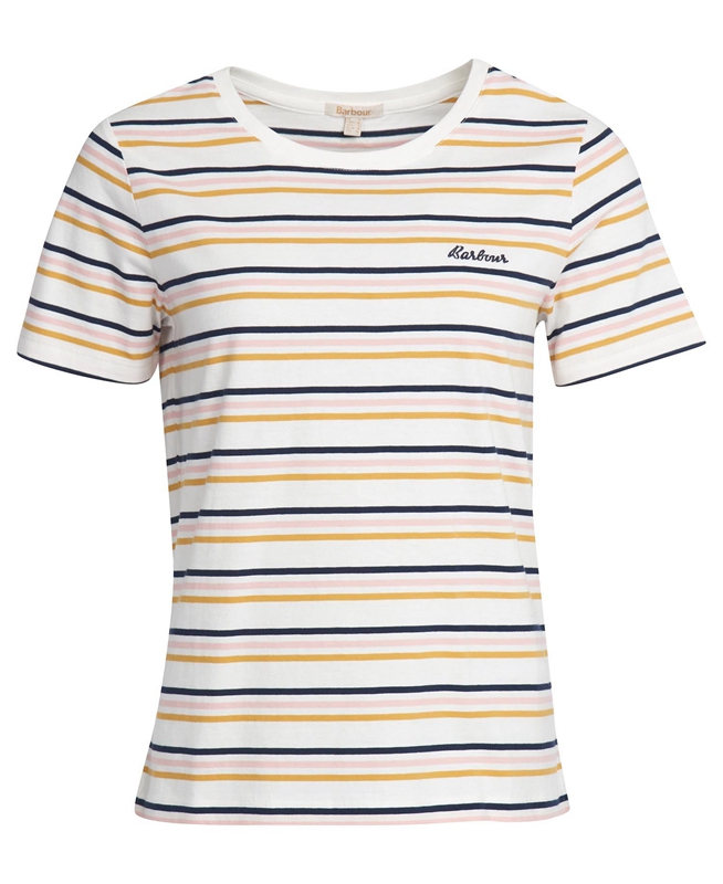 Camiseta Barbour Picnic Top Mujer Blancos | 748609-BVQ