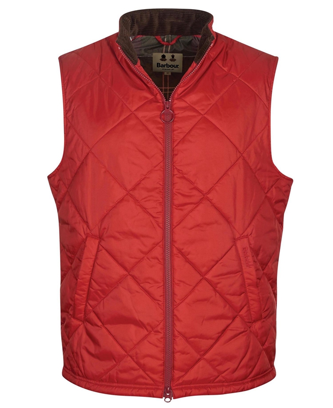 Chalecos Barbour Finn Hombre Rojos | 024371-QGR