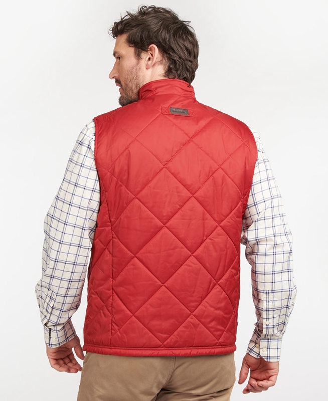 Chalecos Barbour Finn Hombre Rojos | 024371-QGR