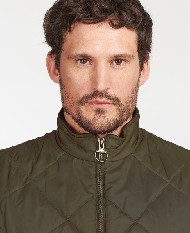 Chalecos Barbour Finn Hombre Verdes | 983172-YLH