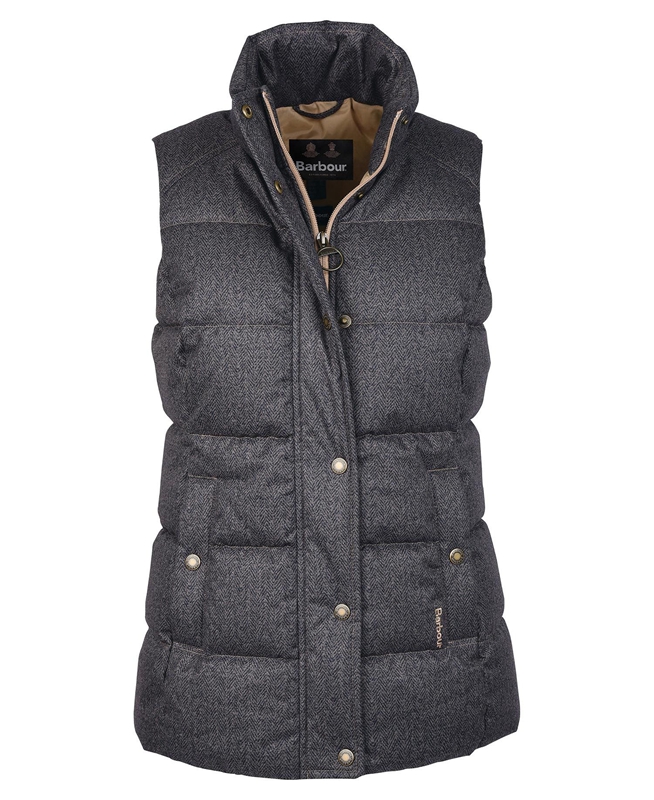 Chalecos Barbour Foxglove Mujer Grises | 843761-CMG