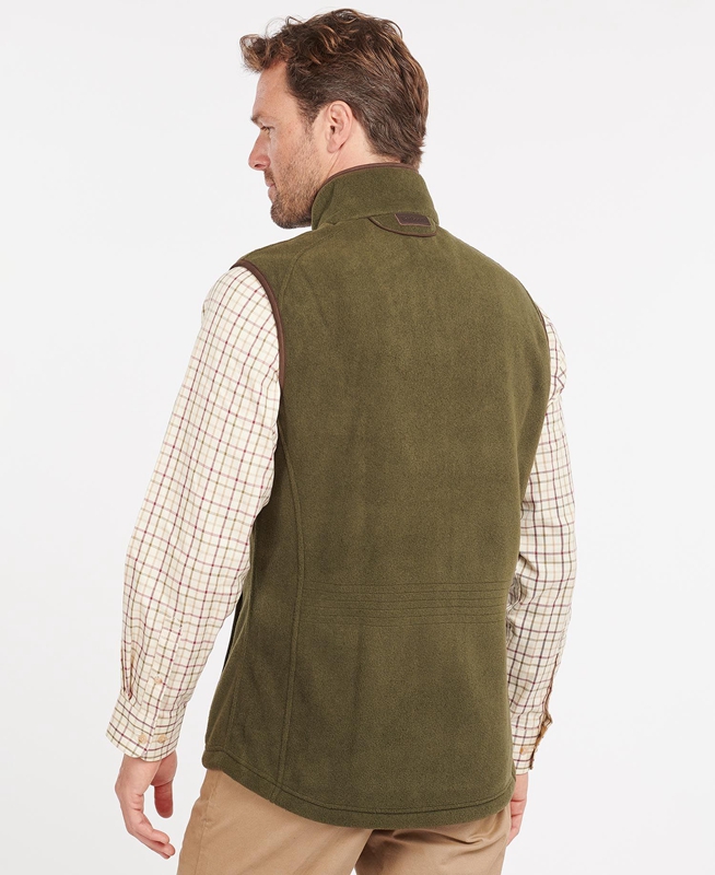 Chalecos Barbour Langdale Hombre Verdes | 146057-KCR