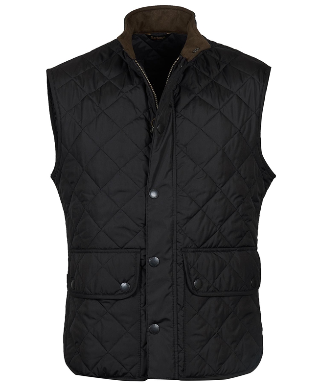 Chalecos Barbour Lowerdale Hombre Negros | 057429-UAT