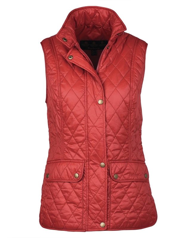 Chalecos Barbour Otterburn Mujer Rojos | 876349-AMU