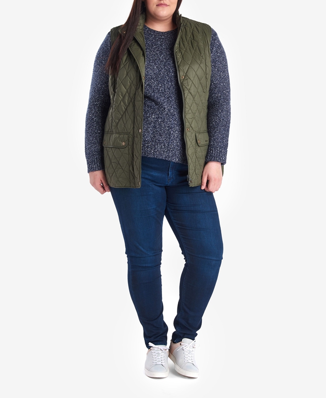 Chalecos Barbour Otterburn Mujer Verdes | 506149-GVL