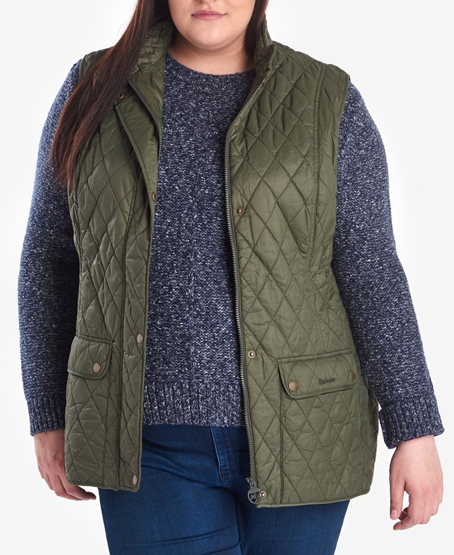 Chalecos Barbour Otterburn Mujer Verdes | 506149-GVL