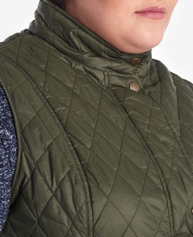 Chalecos Barbour Otterburn Mujer Verdes | 506149-GVL