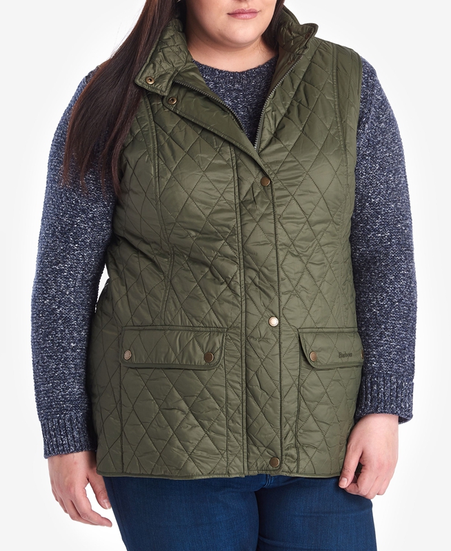 Chalecos Barbour Otterburn Mujer Verdes | 506149-GVL