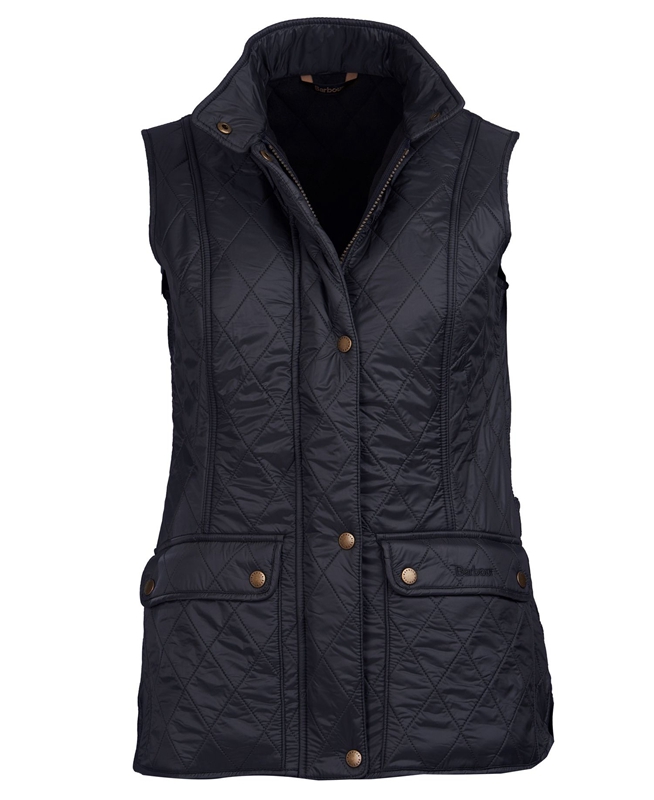 Chalecos Barbour Weste Wray Mujer Negros | 251390-VEB