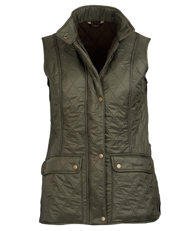 Chalecos Barbour Weste Wray Mujer Verdes | 160852-PXK