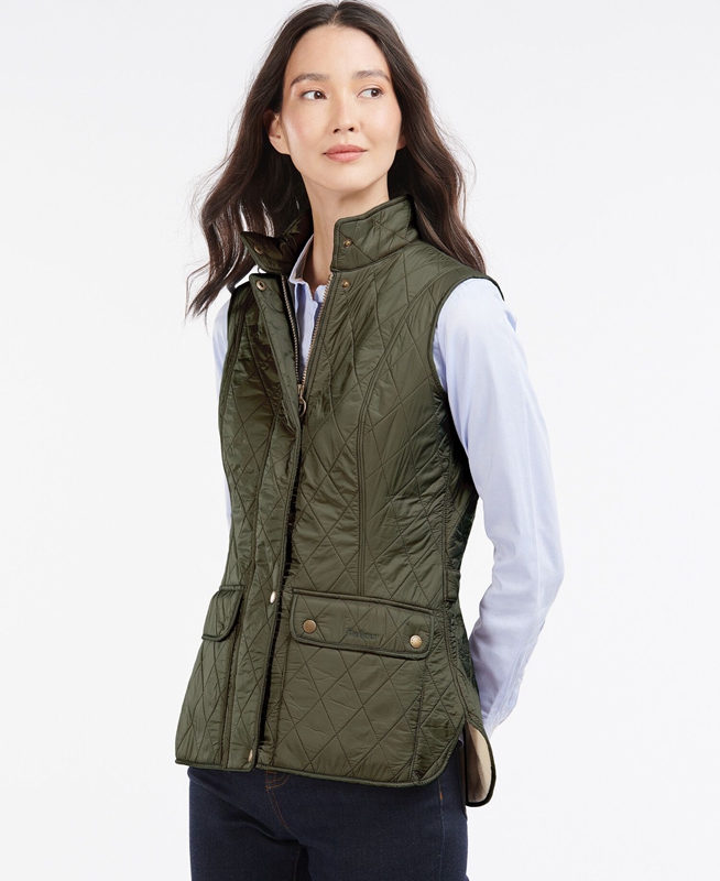 Chalecos Barbour Weste Wray Mujer Verdes | 160852-PXK