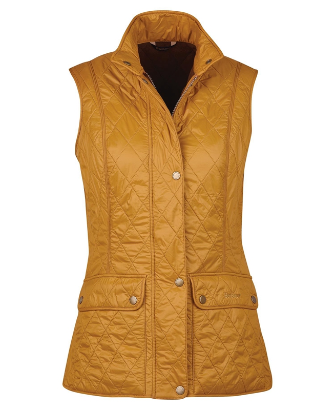 Chalecos Barbour Wray Mujer Naranjas | 208697-YUH