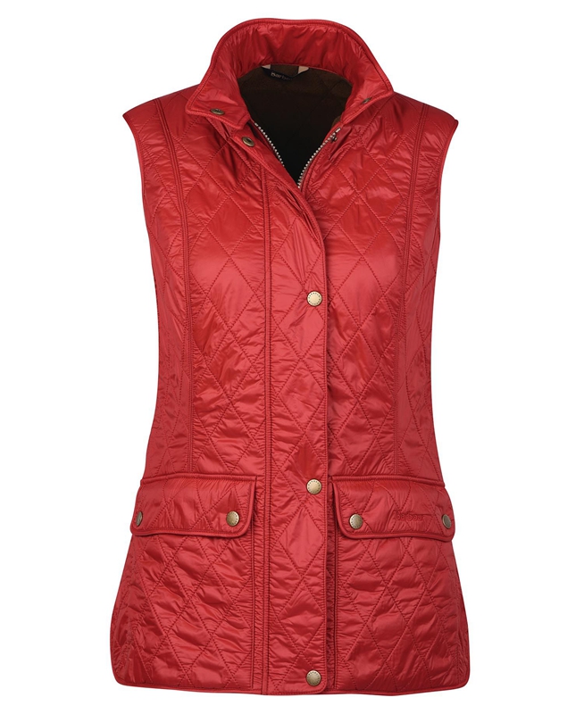 Chalecos Barbour Wray Mujer Rojos | 876205-XCO