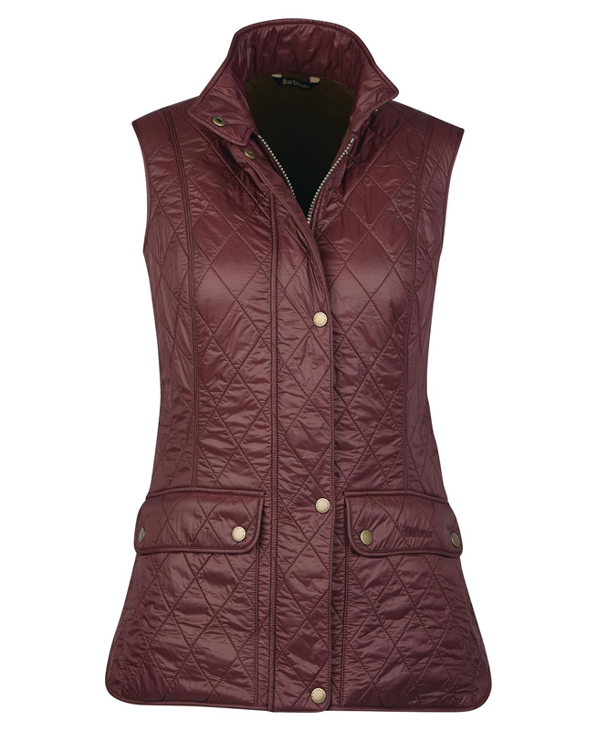 Chalecos Barbour Wray Mujer Vino | 689743-FNX