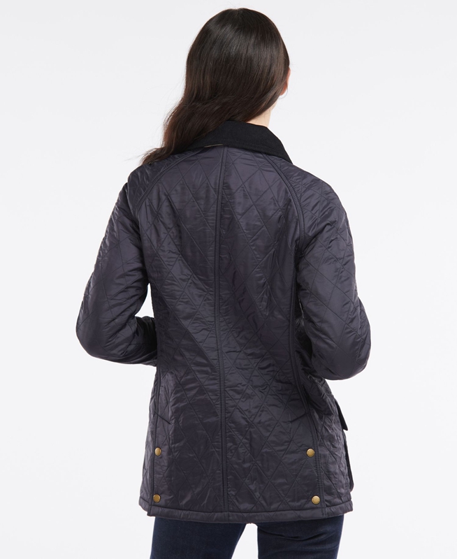 Chaqueta Acolchada Barbour Beadnell Polarquilt Mujer Azul Marino | 962831-QGF