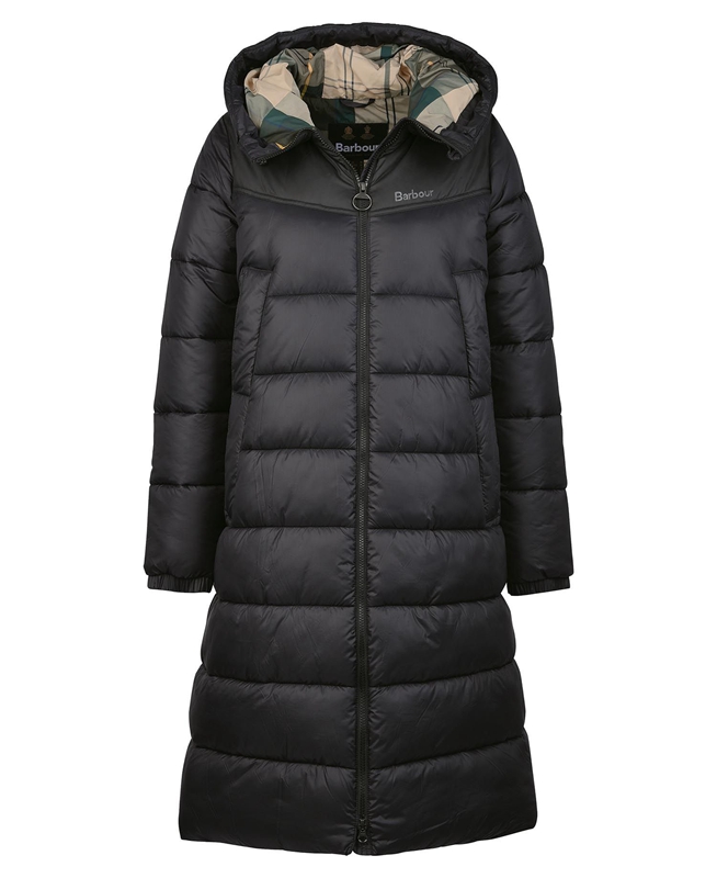 Chaqueta Acolchada Barbour Buckton Mujer Negros | 271306-XYH