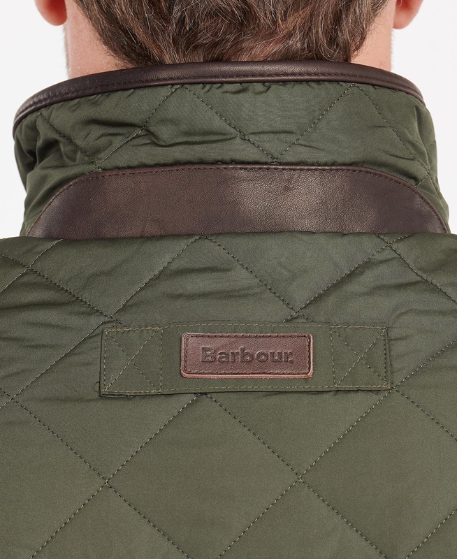 Chaqueta Acolchada Barbour Devon Hombre Verdes | 218043-FTQ