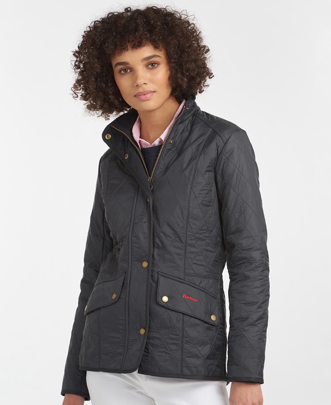 Chaqueta Acolchada Barbour Jacke Cavalry Polarquilt Mujer Negros | 329405-FPC