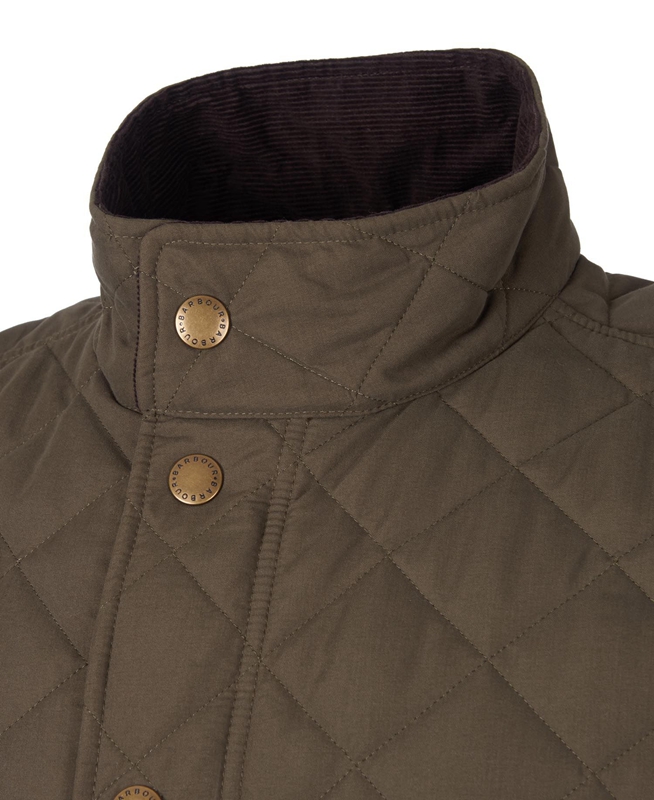 Chaqueta Acolchada Barbour Shoveler Hombre Verde Oliva | 275301-FVT