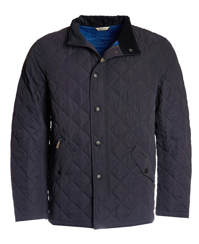 Chaqueta Acolchada Barbour Shoveler Hombre Azul Marino | 965023-MZV