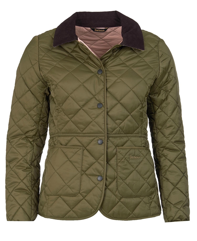 Chaqueta Acolchada Barbour Steppjacke Deveron Mujer Verde Oliva | 431078-MOU