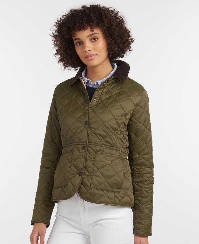 Chaqueta Acolchada Barbour Steppjacke Deveron Mujer Verde Oliva | 431078-MOU