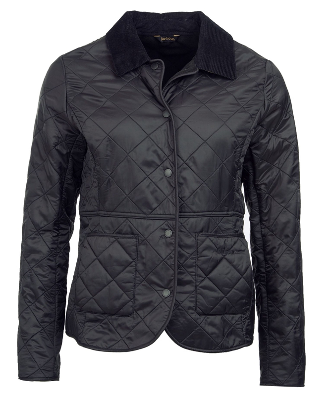 Chaqueta Acolchada Barbour Steppjacke Deveron Polarquilt Mujer Negros | 750164-RVS