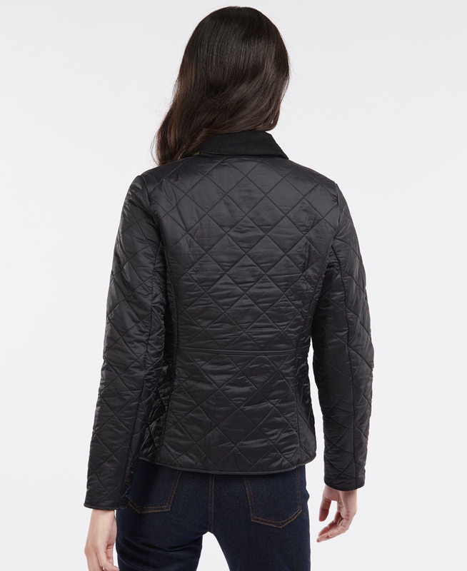 Chaqueta Acolchada Barbour Steppjacke Deveron Polarquilt Mujer Negros | 750164-RVS