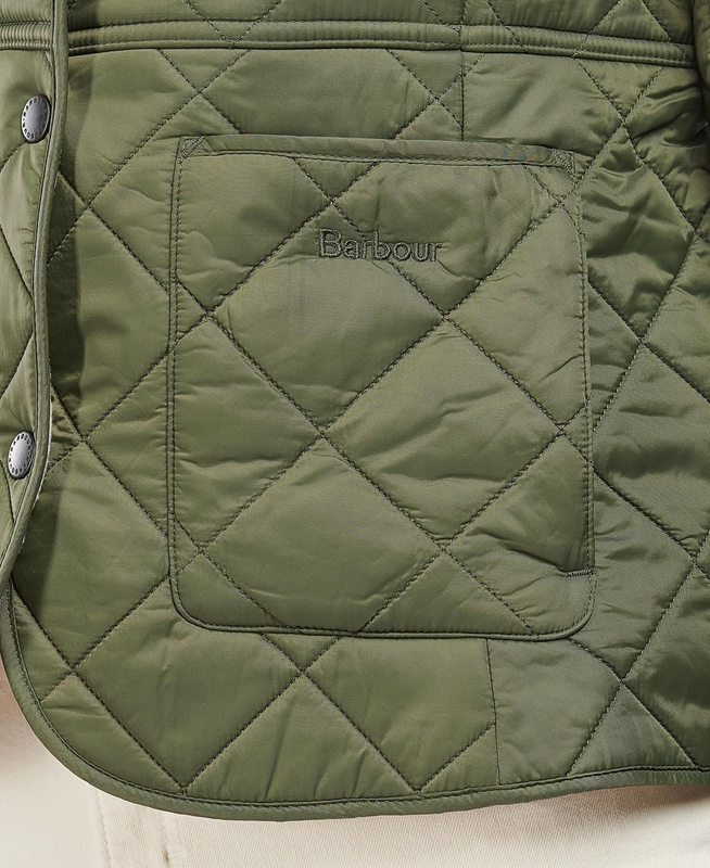 Chaqueta Acolchada Barbour Steppjacke Deveron Polarquilt Mujer Verdes | 823740-LHC