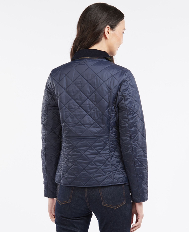 Chaqueta Acolchada Barbour Steppjacke Deveron Polarquilt Mujer Azules | 839276-KNT