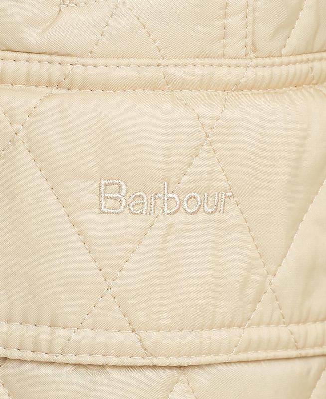 Chaqueta Acolchada Barbour Summer Beadnell Mujer Creme | 507921-SXI