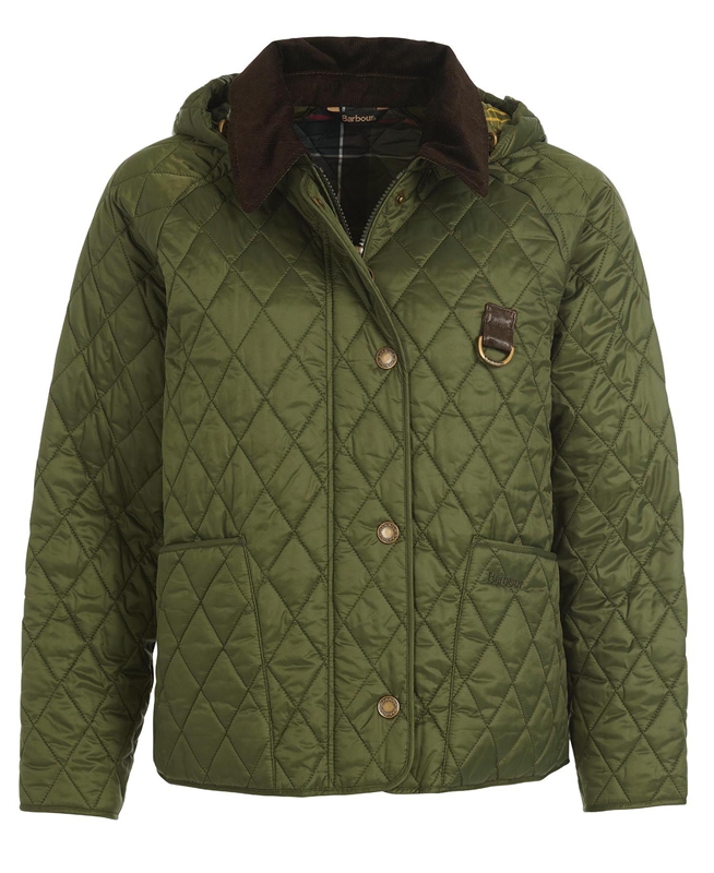 Chaqueta Acolchada Barbour Tobymory Mujer Verdes | 813276-FJK