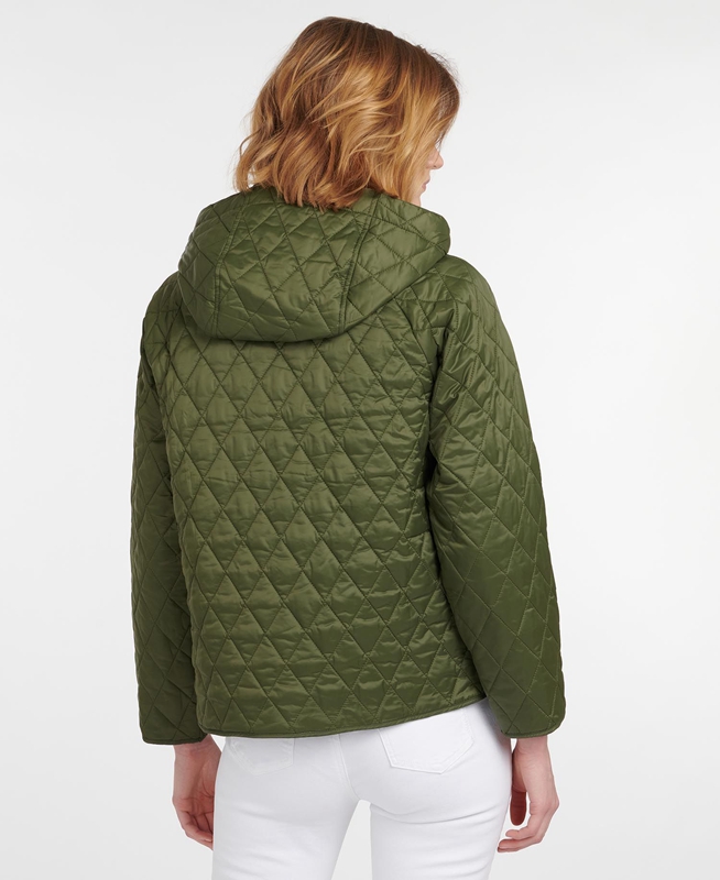 Chaqueta Acolchada Barbour Tobymory Mujer Verdes | 813276-FJK