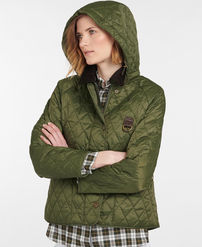 Chaqueta Acolchada Barbour Tobymory Mujer Verdes | 813276-FJK