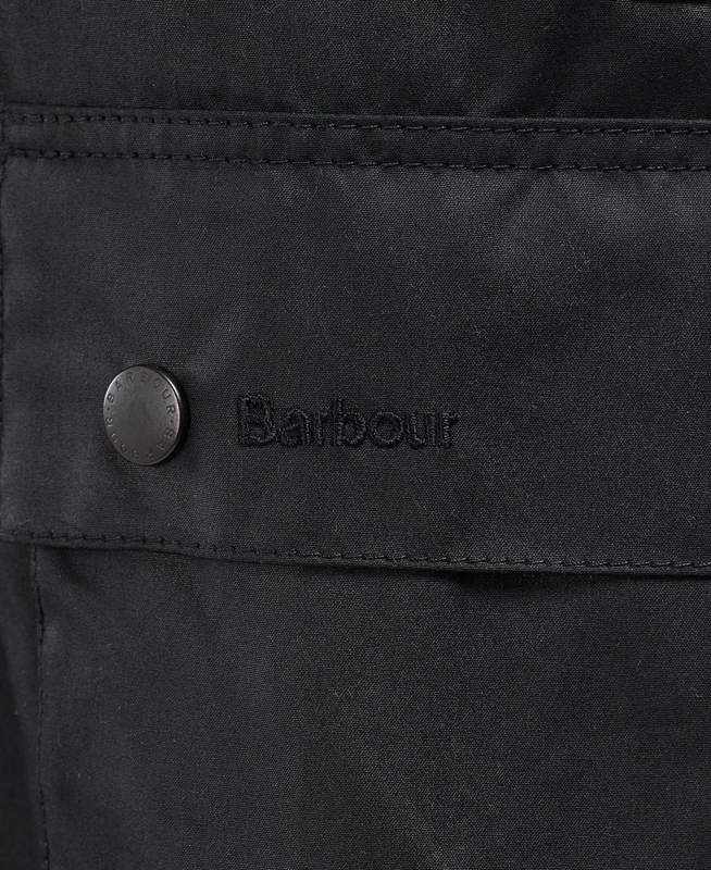 Chaqueta Encerada Barbour Beausby Hombre Negros | 837904-BPV